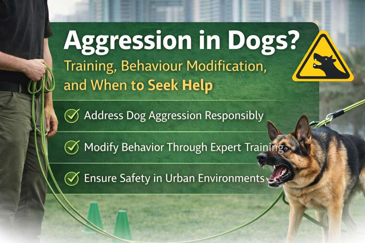 Aggressive Dog Training: Professional Behaviour Modification Strategies in Dubai